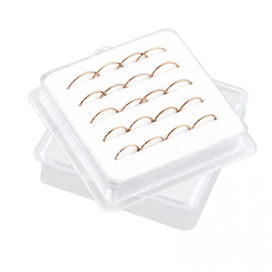 Karnoz 20PCS Tiny Silver Nose Ring Hoop 24 Gauge Snug Nose Hoop Thin Nose Piercings Hoops Nose Piercing Rings Multicolor Jewelry