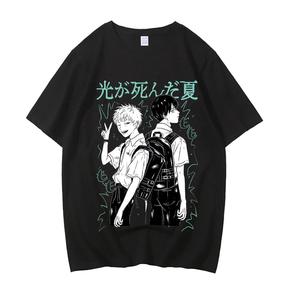 The Summer Hikaru Died Shirt Harajuku Fashion Street T-Shirt High Quality Cotton Tee Men Women Anime Manga Vintage T Shirts