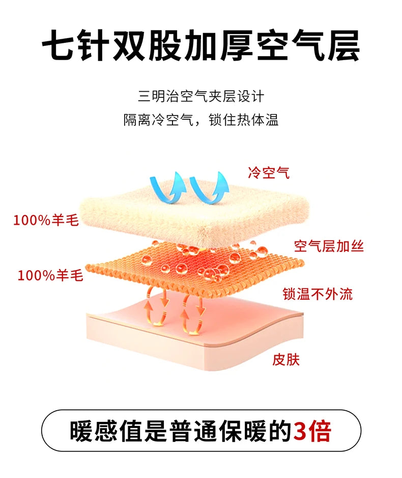 Green Fruit Collar Thickened 100% Wool Cardigan Men's Autumn Winter Jacquard Knitwear High-end Fashion Sweater Jacket